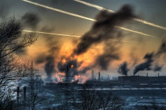 Duisburg, Sonnenaufgang